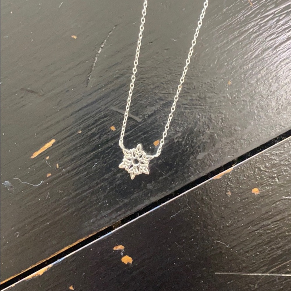 snowflake necklace